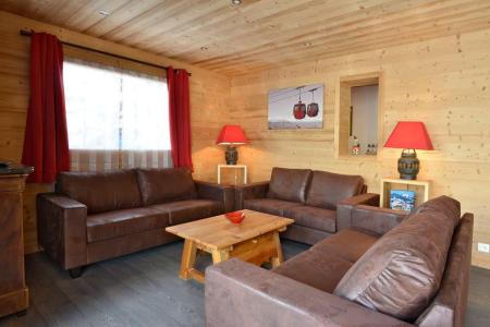 Holiday in mountain resort Chalet Alaska - Châtel - Living room