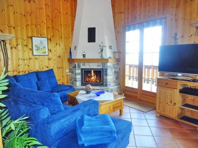 Holiday in mountain resort Chalet Albert - Thyon - Fireplace