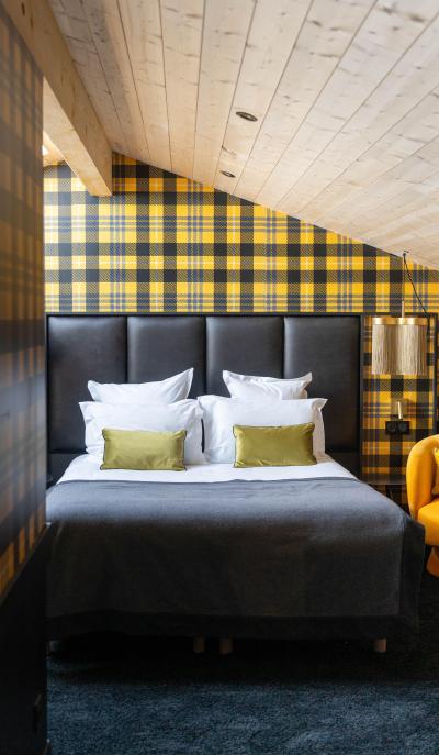 Vacanze in montagna Appartamento 4 stanze per 8 persone (Rooftop) - Chalet Alpen Valley - Combloux - Camera mansardata