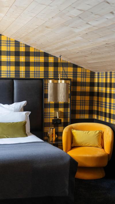 Vacanze in montagna Appartamento 4 stanze per 8 persone (Rooftop) - Chalet Alpen Valley - Combloux - Camera mansardata