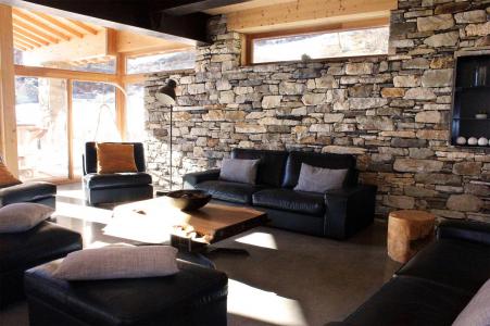 Holiday in mountain resort Chalet Alpinium 1 - Tignes - Living room