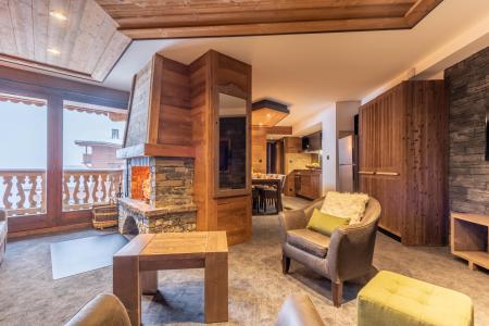 Urlaub in den Bergen 4-Zimmer-Appartment für 6 Personen - Chalet Altitude - Val Thorens - Kamin