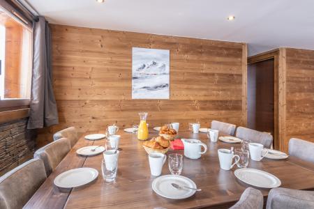 Holiday in mountain resort 6 room duplex apartment 10 people - Chalet Altitude - Val Thorens - Table