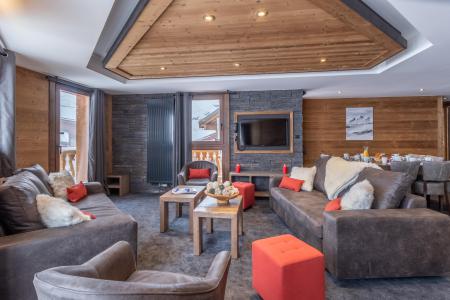 Vacaciones en montaña Apartamento dúplex 6 piezas 10 personas - Chalet Altitude - Val Thorens - Sofá