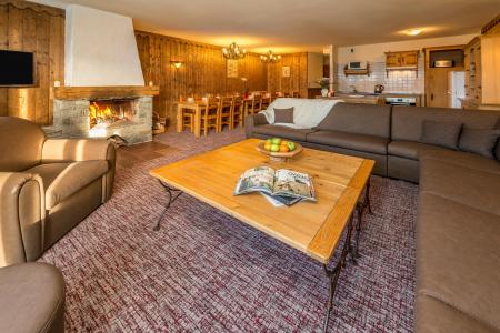 Vakantie in de bergen Appartement 8 kamers 14 personen - Chalet Altitude - Les Arcs - Woonkamer