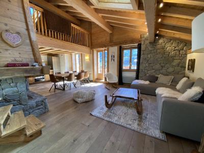 Vacances en montagne Appartement 5 pièces 8 personnes - Chalet Ambre - Chamonix - Séjour