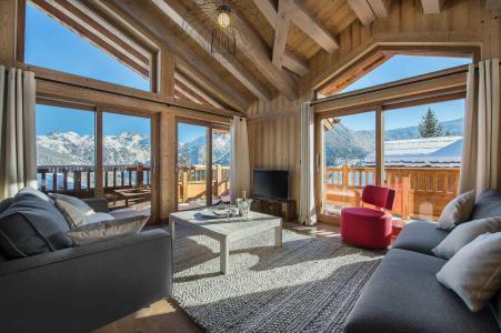 Holiday in mountain resort 6 room chalet 10 people - Chalet Ancolie - Courchevel - Living room