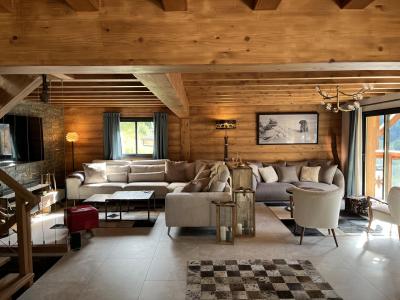Vacances en montagne Chalet triplex 6 pièces 10 personnes - Chalet Ancolie - Les Gets - Séjour