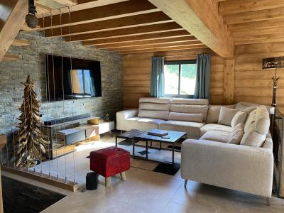 Vacances en montagne Chalet triplex 6 pièces 10 personnes - Chalet Ancolie - Les Gets - Séjour