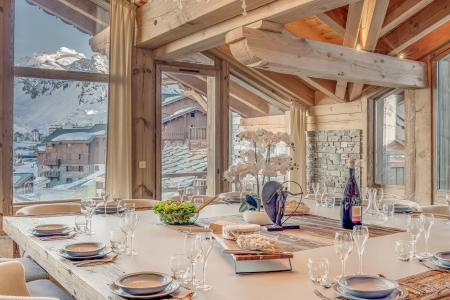 Urlaub in den Bergen 12-Zimmer-Appartment für 16 Personen (2CH) - Chalet Annapurna Lodge - Tignes - Esszimmer