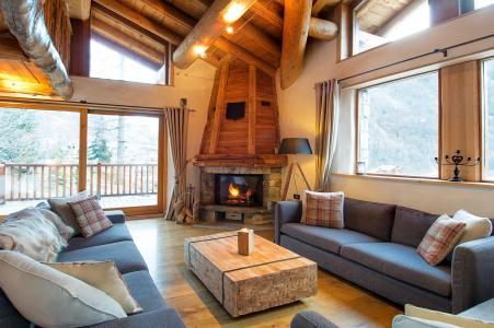 Urlaub in den Bergen Chalet Arosa - Val d'Isère - Wohnzimmer