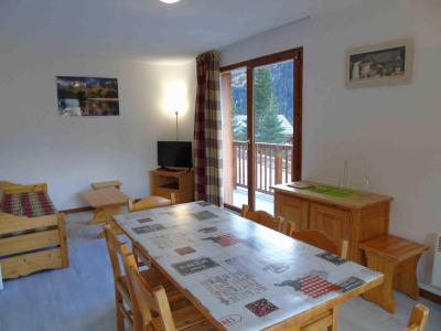 Holiday in mountain resort 3 room apartment cabin 6 people (E3) - Chalet Arrondaz - Valfréjus - Living room