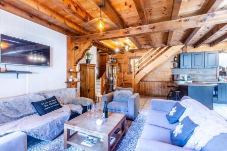 Vacances en montagne Chalet duplex 5 pièces 11 personnes - Chalet Au Fil de L'Eau - Morzine - Séjour