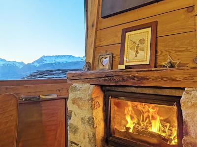 Wakacje w górach Chalet Balcon du Paradis - Peisey-Vallandry - Kominkiem