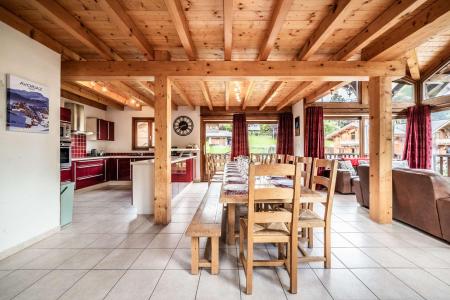 Urlaub in den Bergen Triplex-Chalet 10 zimmer 17 Personnen - Chalet Beauséjour - Morzine - Wohnzimmer