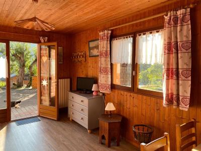 Holiday in mountain resort Studio 2 people - Chalet Bel Horizon - Châtel - Living room