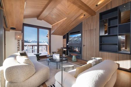 Holiday in mountain resort 5 room chalet 10 people (2) - Chalet Belle Place - Courchevel - Living room