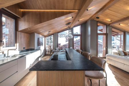 Каникулы в горах Шале 5 комнат 10 чел. (2) - Chalet Belle Place - Courchevel - Салон