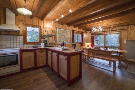 Holiday in mountain resort 4 room duplex chalet 13 people - Chalet Berger - La Tania - Kitchen