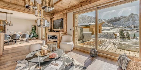 Vacanze in montagna Appartamento 5 stanze 10-12 persone (P) - Chalet Blanc Des Cimes - Tignes - Soggiorno