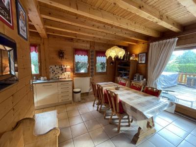 Holiday in mountain resort 5 room duplex chalet 8 people - Chalet Bleu - Les Gets - Dining area