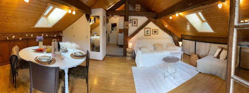 Urlaub in den Bergen Studio für 3 Personen - Chalet Bleuet - Le Grand Bornand - Wohnzimmer