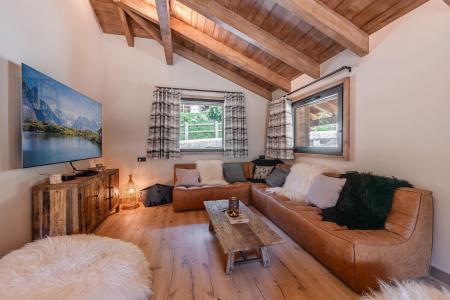 Vakantie in de bergen Chalet duplex 5 kamers 10 personen - Chalet Bonheur - Morzine - Woonkamer