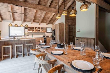Vakantie in de bergen Chalet duplex 5 kamers 10 personen - Chalet Bonheur - Morzine - Woonkamer