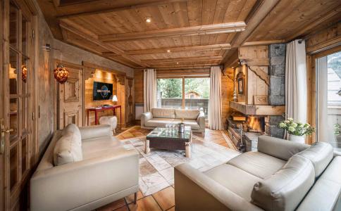 Holiday in mountain resort Chalet Brioche - Méribel - Living room