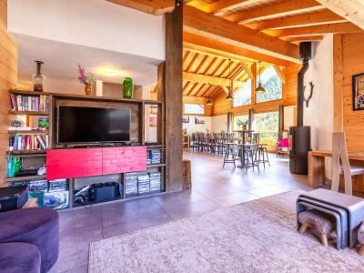 Holiday in mountain resort Chalet Cairn - Peisey-Vallandry - Living room