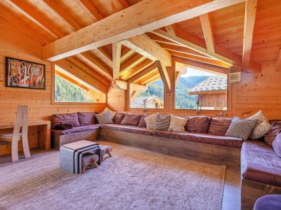 Holiday in mountain resort Chalet Cairn - Peisey-Vallandry - Living room