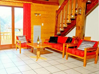 Holiday in mountain resort Chalet Carella - Champagny-en-Vanoise - Living room