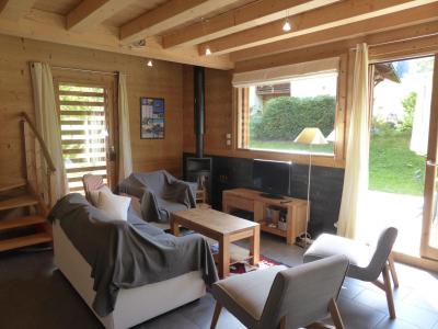 Holiday in mountain resort 5 room duplex chalet 8 people - Chalet Champelet - Les Contamines-Montjoie - Living room