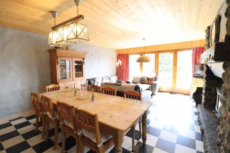 Vakantie in de bergen Chalet 5 kamers 10 personen - Chalet Char de la Felire - Les Gets - Woonkamer