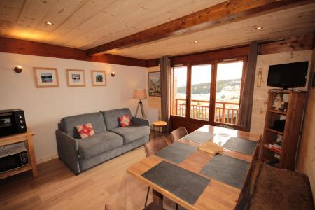 Vakantie in de bergen Appartement 2 kamers 5 personen (10) - Chalet Chardoche - Les Saisies - Woonkamer