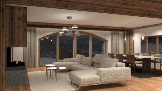 Vakantie in de bergen Appartement duplex 6 kamers 12 personen (102) - Chalet Chardon - Val d'Isère - Woonkamer