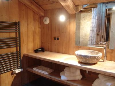 Holiday in mountain resort 6 room duplex chalet 15 people - Chalet Chez la Fine - Les Gets - Shower room