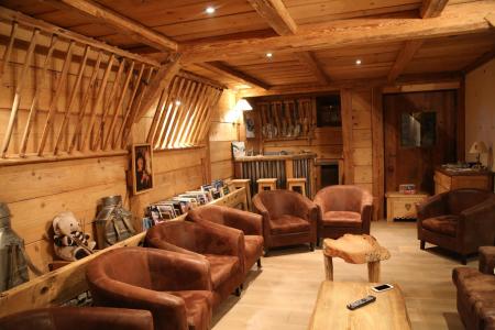 Vakantie in de bergen Chalet duplex 6 kamers 14 personen - Chalet Chez la Fine - Les Gets - Woonkamer