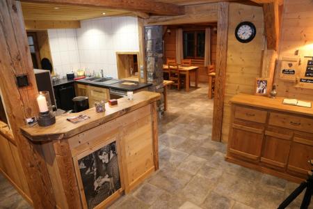 Vakantie in de bergen Chalet duplex 6 kamers 14 personen - Chalet Chez la Fine - Les Gets - Woonkamer