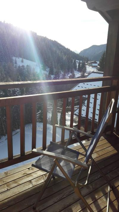 Holiday in mountain resort 5 room chalet 8 people - Chalet Chien Noir - Les Gets - Terrace