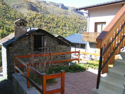 Urlaub in den Bergen Chalet Clochette - Les Menuires - Terrasse