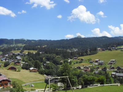 Urlaub in den Bergen Doppelchalethälfte 5 Zimmer für 9 Personen - Chalet Cognée - Les Gets - Draußen im Sommer