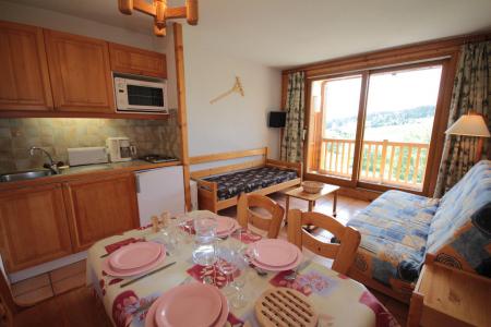 Vakantie in de bergen Studio cabine 5 personen (207) - Chalet Cristal 2 - Les Saisies - Woonkamer