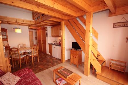 Vakantie in de bergen Appartement 3 kamers mezzanine 8 personen (312) - Chalet Cristal 3 - Les Saisies - Woonkamer