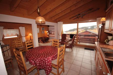 Urlaub in den Bergen 3-Zimmer-Holzhütte für 6 Personen (615) - Chalet Cristal 6 - Les Saisies - Wohnzimmer