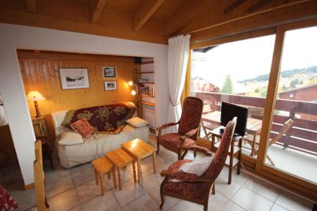 Urlaub in den Bergen 3-Zimmer-Holzhütte für 6 Personen (615) - Chalet Cristal 6 - Les Saisies - Wohnzimmer