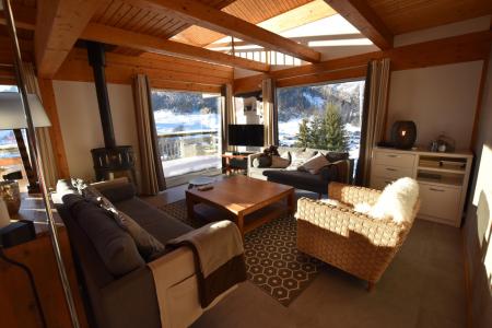 Urlaub in den Bergen Triplex-Chalet 6 zimmer 11 Personnen - Chalet d'Anne - Le Grand Bornand - Wohnzimmer