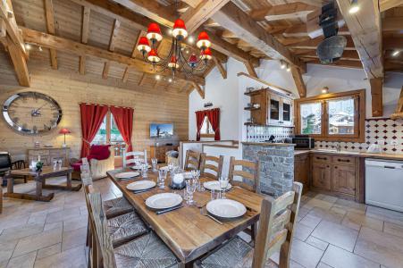 Holiday in mountain resort 6 room chalet 8 people - Chalet Daï - Courchevel - Living room