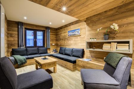 Vacances en montagne Chalet mitoyen 5 pièces 10 personnes (Chalet de la Mine 1) - Chalet de la Mine - La Plagne - Séjour