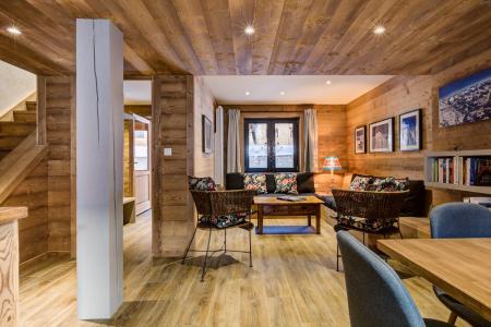 Holiday in mountain resort Semi-detached 5 room chalet 10 people (Chalet de la Mine 2) - Chalet de la Mine - La Plagne - Living room